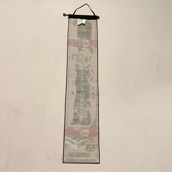 Vintage The Lesson Classroom Bedroom Tapestry Wall Hanging Banner Boyds Bears - Picture 8 of 16